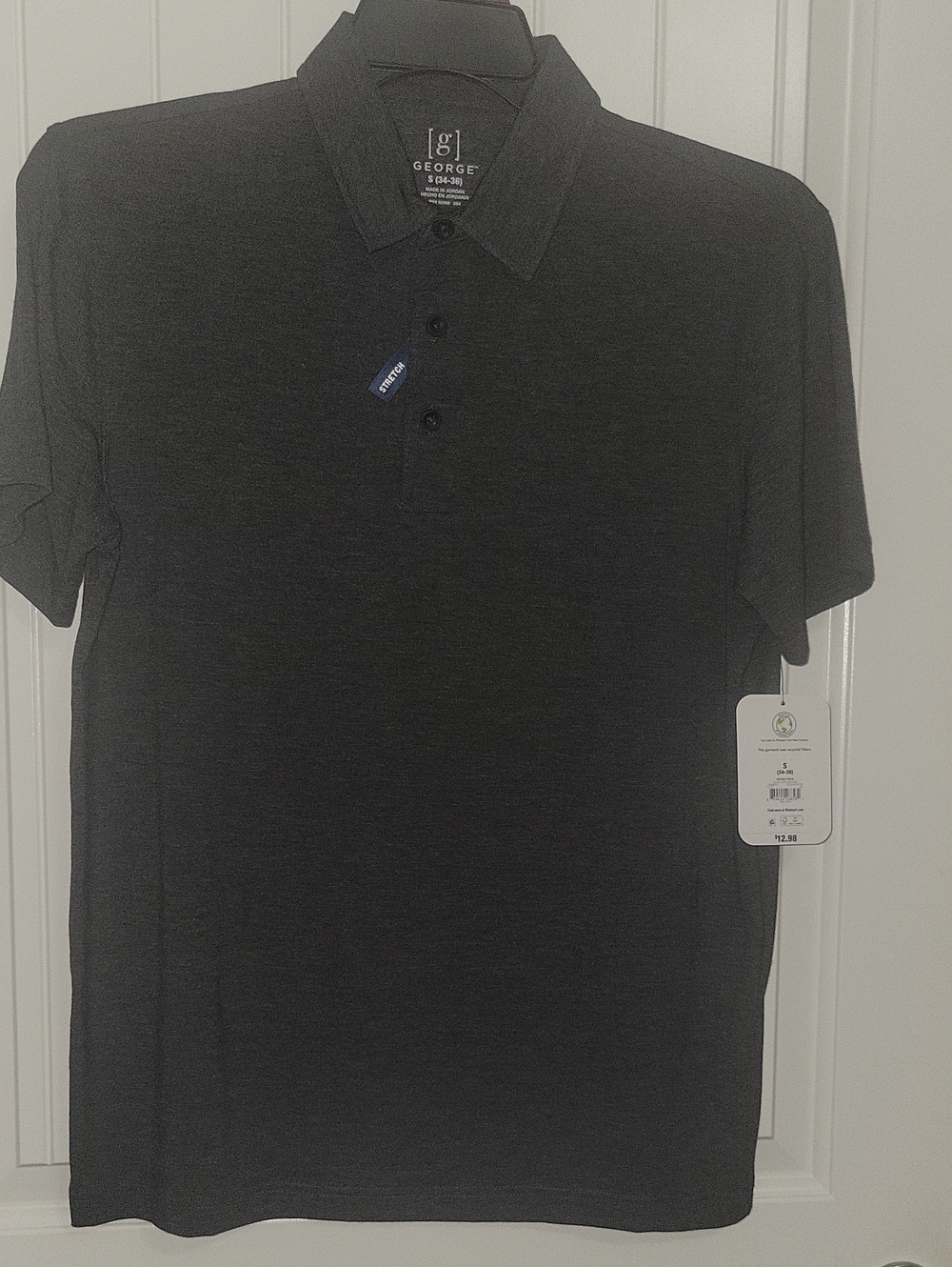 George Men’s Charcoal Gray Polo Shirt